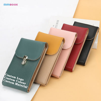 Customization Patterned Minibook PU Leather Card Holder Wallet for Large Capacity
