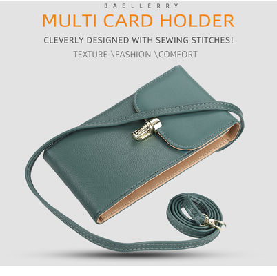 Customization Patterned Minibook PU Leather Card Holder Wallet for Large Capacity