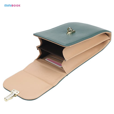 Customization Patterned Minibook PU Leather Card Holder Wallet for Large Capacity