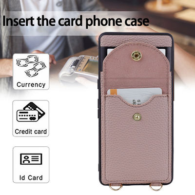 OEM/ODM Leather Texture Shockproof Stand Holder Phone Case for Google Pixel 7 Pro 5G