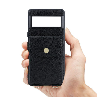 OEM/ODM Leather Texture Shockproof Stand Holder Phone Case for Google Pixel 7 Pro 5G
