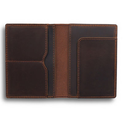 Low MOQ Mix Models Popular Men's Wallet Real Leather Bifold Wallet Customized
