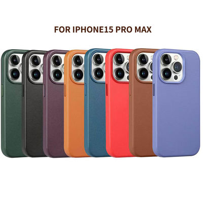 Luxury Design Style Leather Cellphone Cover for iPhone 12 13 14 15 Pro Max Durable PU