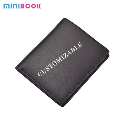 Custom Your Logo Men's Short Wallet Thin Minimalist Front Pocket Rfid Blocking Purse