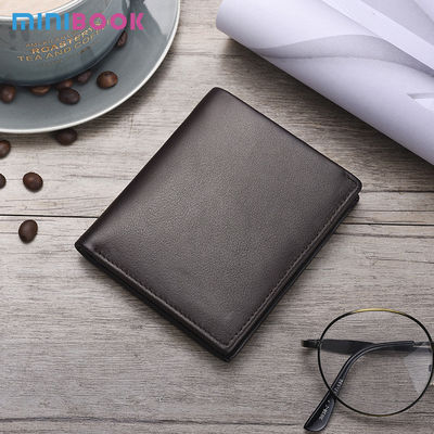 Custom Your Logo Men's Short Wallet Thin Minimalist Front Pocket Rfid Blocking Purse