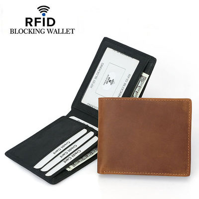 Anti-Theft RFID Blocking Men's Wallet for Secure Travel and Credit Card Protection