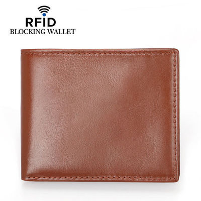 Anti-Theft RFID Blocking Men's Wallet for Secure Travel and Credit Card Protection