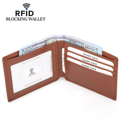 Anti-Theft RFID Blocking Men's Wallet for Secure Travel and Credit Card Protection
