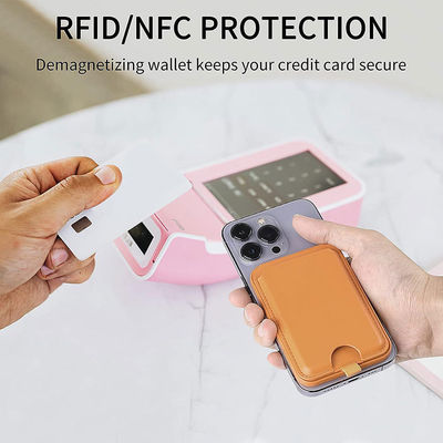 Adjustable Stand Wallet For Iphone 15/14/13/12 Series Luxury Design Style Fits 3 Cards