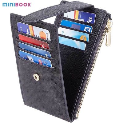 RFID Blocking Women's Wallet with Cell Phone Pocket Bifold Vegan Leather Ladies Wallet