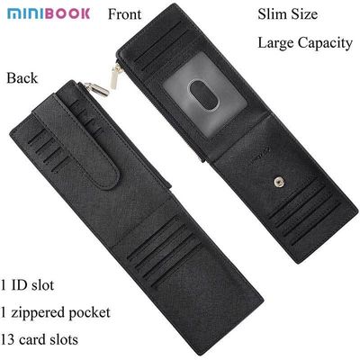 RFID Blocking Women's Wallet with Cell Phone Pocket Bifold Vegan Leather Ladies Wallet