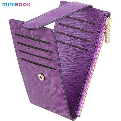RFID Blocking Women's Wallet with Cell Phone Pocket Bifold Vegan Leather Ladies Wallet