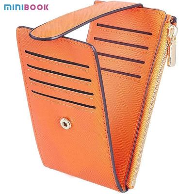 RFID Blocking Women's Wallet with Cell Phone Pocket Bifold Vegan Leather Ladies Wallet