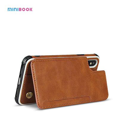 Top Grade Leather Wallet Phone Case for iPhone 13/14 Shockproof and Multi-functional