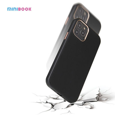 Minibook Design Mobile Phone Case PU Leather for iPhone 12 and Daily Life Protection