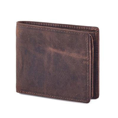 12cm * 10cm * 2cm Full Grain Leather Wallet Set with RFID Blocking and None Decoration