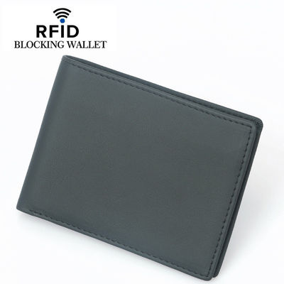 First Layer Leather Wallet for Men Custom Logo Full Grain Genuine Leather