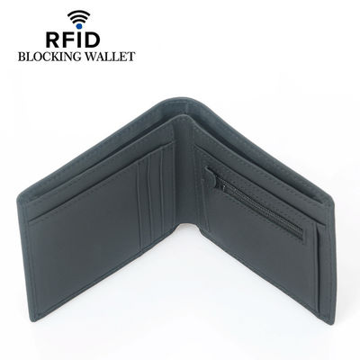 First Layer Leather Wallet for Men Custom Logo Full Grain Genuine Leather