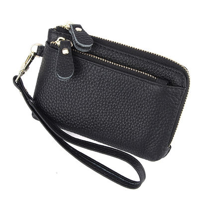Daily Used Gary Leather Custom Wallet Vintage Retro Mini Small Passport Keychain