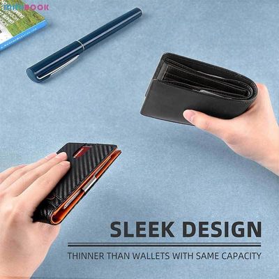 Men's Genuine Leather Wallets with RFID Blocking Credit Card Holder Low MOQ Mix Models