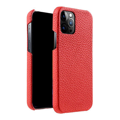 Custom Logo Genuine Leather Phone Case for iPhone 14 Pro Max Luxury Shockproof Design
