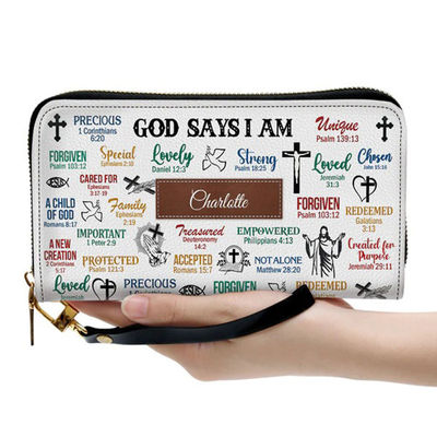 Upgrade Your Accessories Game with Hot Women's Wallet Personalized Zip Leather Clutch