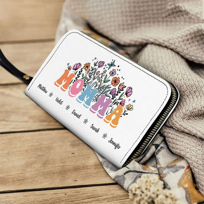 Upgrade Your Accessories Game with Hot Women's Wallet Personalized Zip Leather Clutch