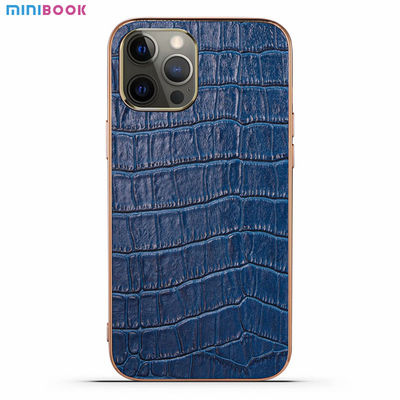 Shockproof Luxury Crocodile Skin Pattern Leather Phone Case for iPhone 12 13 14 Pro Max