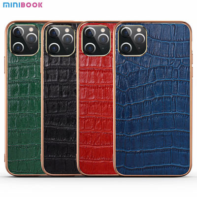 Shockproof Luxury Crocodile Skin Pattern Leather Phone Case for iPhone 12 13 14 Pro Max