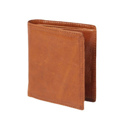 Multi-Card Slot Men's Wallet with RFID Protection and Genuine Cowhide Leather Material