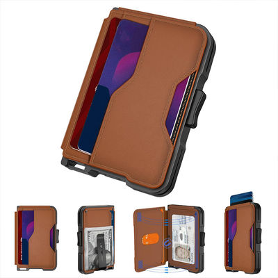 Genuine Leather Mini Multifunctional Coin Purse Short Wallet with Retro Zipper Clutch