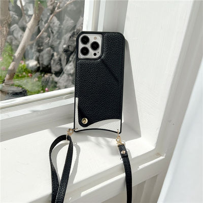 Support wireless charge Mobile Figurine Statue for Iphone 33cm Luxury Vegan Leather Case