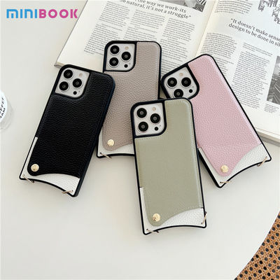 Fish Tail Color Change Lychee Girls PU Leather Lanyard Phone Case for iPhone 13 Pro