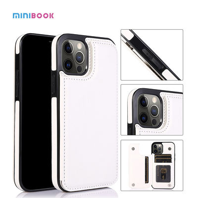 0.05kg Minibook Protective Mobile Phone Case for Iphone 13 12 PU Leather