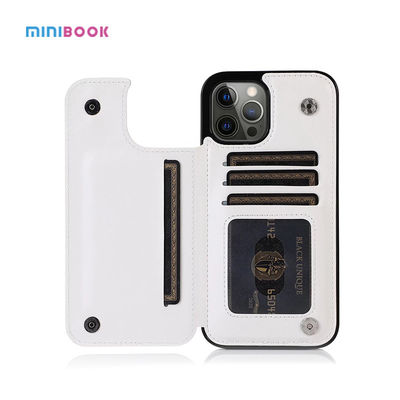 0.05kg Minibook Protective Mobile Phone Case for Iphone 13 12 PU Leather