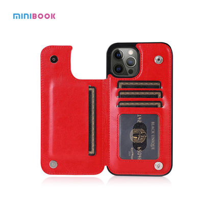 0.05kg Minibook Protective Mobile Phone Case for Iphone 13 12 PU Leather