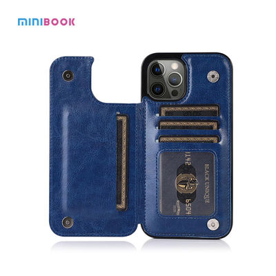 0.05kg Minibook Protective Mobile Phone Case for Iphone 13 12 PU Leather