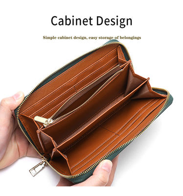 Advantageous Women's Cash Stuffing Wallet with Design and Thread Pattern