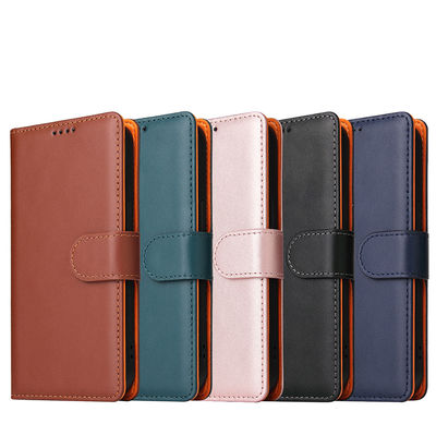 Minibook Cell Phone Case Shockproof Genuine Leather Wallet Flip Cover for iPhone 13 14