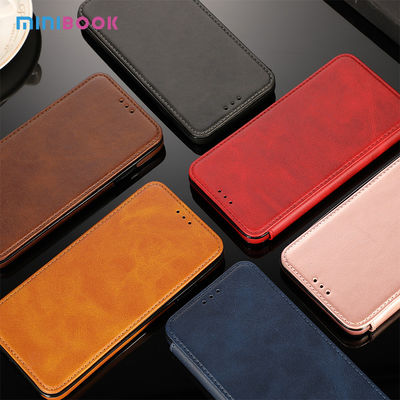 OEM/ODM Minibook Fashion Flip PU Leather Ultra Thin Calf Print Leather Phone Case For Iphone 12 15*7.5*1.5cm