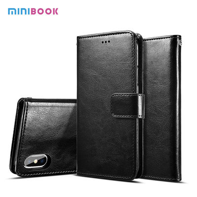 NO Private Mold Minibook Business Flip PU Leather Mobile Phone Case for WikoPower U20