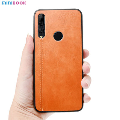 Sports Design Style Thin Soft Tpu Litchi Grain Flexible Slim Thin PU for Honor Phone Case