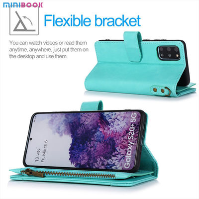 Sports Design Style Flip Leather Case For Samsung A51 Note20 Ultra Magnetic Card Stand