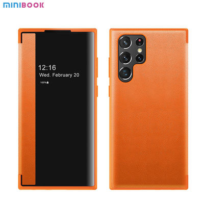 Customer Logo Accepted Minibook Pu Leather Case for Samsung Galaxy S23 Ultra Phone Cases Sports Waterproof Case