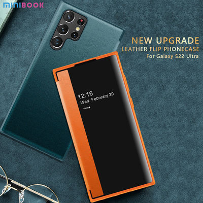 Customer Logo Accepted Minibook Pu Leather Case for Samsung Galaxy S23 Ultra Phone Cases Sports Waterproof Case