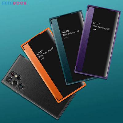 Customer Logo Accepted Minibook Pu Leather Case for Samsung Galaxy S23 Ultra Phone Cases Sports Waterproof Case
