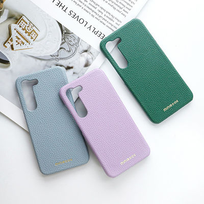 Custom Designer Waterproof Genuine Leather Phone Case for Samsung Galaxy S23 Ultra