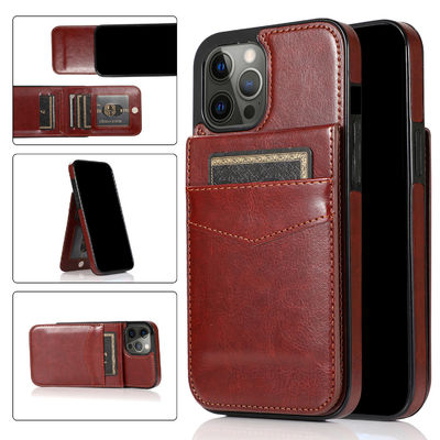 Lightweight Flip Stand Card Holder Leather Wallet Phone Case for iPhone 15 Pro Max