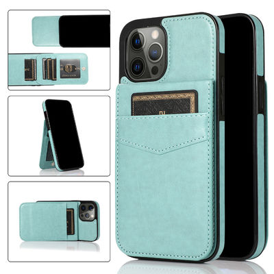 Lightweight Flip Stand Card Holder Leather Wallet Phone Case for iPhone 15 Pro Max