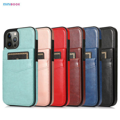 Lightweight Flip Stand Card Holder Leather Wallet Phone Case for iPhone 15 Pro Max
